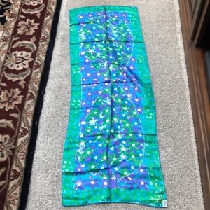 Vera hand painted silk scarves